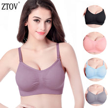 将图片加载到图库查看器，ZTOV Maternity Bra for Feeding Pregnancy Women Breastfeeding Bra Nursing Underwear Clothes for Pregnant women Clothing Plus size
