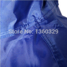 将图片加载到图库查看器，Plus Size burberry_ men Womens Long Raincoats Yellow Red Blue Poncho Transparent Thickening Large Hat Brim for Bicycle E-Bicycle

