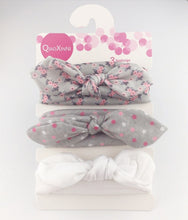 将图片加载到图库查看器，3pcs/lot baby girl headband for newborn babies hair band elastic accessories cotton headwear
