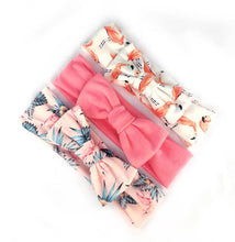 将图片加载到图库查看器，3pcs/lot baby girl headband for newborn babies hair band elastic accessories cotton headwear
