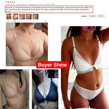 将图片加载到图库查看器，DERUILADY Sexy Backless Bra And Panty Set Lace Front Closure Seamless Push Up Underwear Briefs Women Wireless Lingerie Sets
