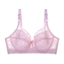 将图片加载到图库查看器，Sexy Lace Push Up Women Bra Underwear Thin Cup Underwire Bralette Plus Size

