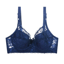 将图片加载到图库查看器，Sexy Lace Push Up Women Bra Underwear Thin Cup Underwire Bralette Plus Size
