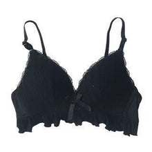 将图片加载到图库查看器，Front Closure Exquisite Bras for Women Push Up Bra Wire Free Brassiere Cup Convenient Lingerie Soft Sexy Lace Guarding Breasts
