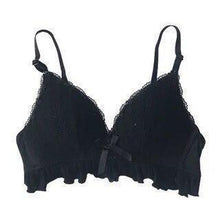 将图片加载到图库查看器，Front Closure Exquisite Bras for Women Push Up Bra Wire Free Brassiere Cup Convenient Lingerie Soft Sexy Lace Guarding Breasts
