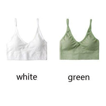 将图片加载到图库查看器，Queenral 2 Pcs Bras For Women Sexy Seamless Bra U Type Backless Bra Push Up Bralette Brassiere Women Bra Soutien Gorge Femme
