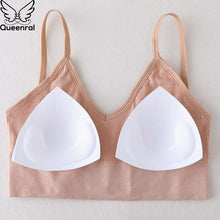 将图片加载到图库查看器，Queenral 2 Pcs Bras For Women Sexy Seamless Bra U Type Backless Bra Push Up Bralette Brassiere Women Bra Soutien Gorge Femme
