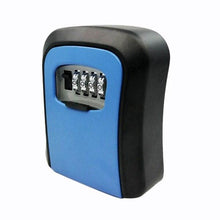 将图片加载到图库查看器，MOOL Key Lock Box Wall Mounted Aluminum alloy Key Safe Box Weatherproof 4 Digit Combination Key Storage Lock Box Indoor Outdoo
