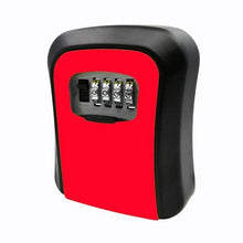 将图片加载到图库查看器，MOOL Key Lock Box Wall Mounted Aluminum alloy Key Safe Box Weatherproof 4 Digit Combination Key Storage Lock Box Indoor Outdoo
